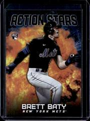 Brett Baty [Black] #AS-11 Baseball Cards 2023 Topps Update Action Stars Prices