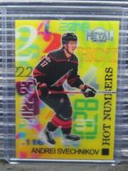 Andrei Svechnikov Hockey Cards 2022 Skybox Metal Universe Hot Numbers Prices