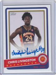 Chris Livingston Basketball Cards 2022 Topps Chrome McDonald's All-American Paper Autographs Prices