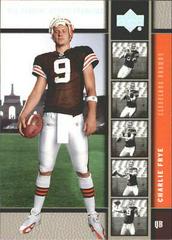Charlie Frye [Platinum] #6 Football Cards 2005 Upper Deck Rookie Premiere Prices