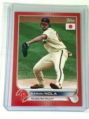 Aaron Nola [Red] #165 Baseball Cards 2022 Topps Japan Edition Prices