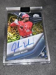 Jordan Walker [Gold Mini Diamond] #CBA-JWA Baseball Cards 2023 Topps Chrome Black Autographs Prices