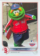 Wally the Green Monster Baseball Cards 2022 Topps Opening Day Mascots Prices