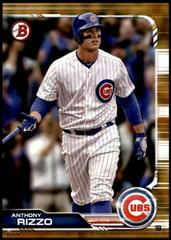 Anthony Rizzo [Gold] #18 Baseball Cards 2019 Bowman Prices
