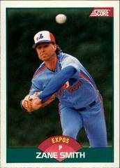 Zane Smith Baseball Cards 1989 Score Traded Prices