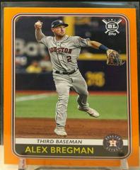 Alex Bregman [Orange] #78 Baseball Cards 2020 Topps Big League Prices
