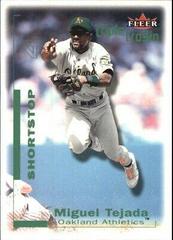 Miguel Tejada #73 Baseball Cards 2001 Fleer Triple Crown Prices