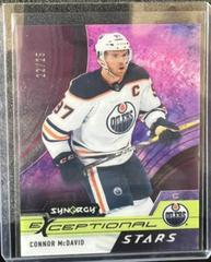 Connor McDavid [Pink] Hockey Cards 2021 Upper Deck Synergy Exceptional Stars Prices