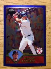 Manny Ramirez #365 Baseball Cards 2003 Topps Chrome Prices