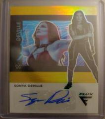 Sonya Deville [Gold] Wrestling Cards 2022 Panini Chronicles WWE Flux Autographs Prices