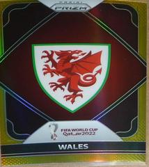 Wales [Gold] Soccer Cards 2022 Panini Prizm World Cup Team Badges Prices