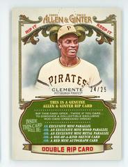 Roberto Clemente, Willie Stargell #DRC-CS Baseball Cards 2022 Topps Allen & Ginter Dual Rip Prices