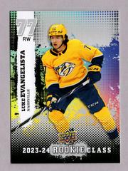 Luke Evangelista #CC-12 Hockey Cards 2023 Upper Deck Commemorative Class Prices