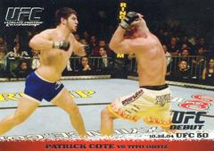 Patrick Cote, Tito Ortiz Ufc Cards 2009 Topps UFC Round 1 Prices