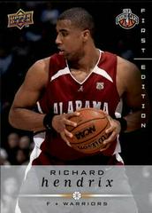 Richard Hendrix #256 Basketball Cards 2008 Upper Deck First Edition Prices