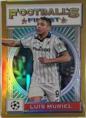Luis Muriel [Gold] Soccer Cards 2021 Topps Finest UEFA Champions League Prices
