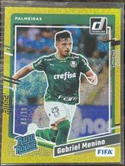 Gabriel Menino [Gold] #10 Soccer Cards 2023 Donruss The Rookie Prices