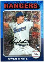 Owen White [Blue Sparkle Refractor] #168 Baseball Cards 2024 Topps Heritage Chrome Prices