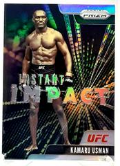 Kamaru Usman [Silver] Ufc Cards 2021 Panini Prizm UFC Instant Impact Prices