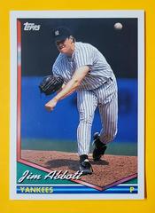 Jim Abbott #350 Baseball Cards 1994 Topps Prices
