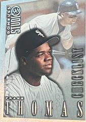 Frank Thomas [Checklist] Baseball Cards 1998 Studio Prices