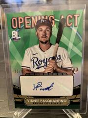 Vinnie Pasquantino [Green] #OAA-VP Baseball Cards 2023 Topps Big League Opening Act Autographs Prices