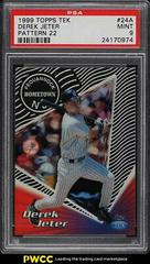 Derek Jeter [Pattern 22] #24A Baseball Cards 1999 Topps Tek Prices