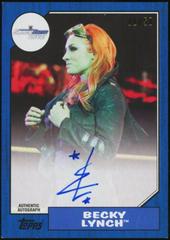 Becky Lynch [Blue] Wrestling Cards 2017 Topps WWE Heritage Autographs Prices
