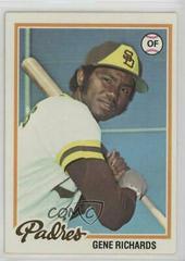 Gene Richards #292 Baseball Cards 1978 Topps Prices