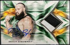 Braun Strowman [Green] Wrestling Cards 2019 Topps WWE Undisputed Auto Relic Prices