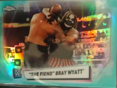 The Fiend' Bray Wyatt [Aqua Refractor] Wrestling Cards 2021 Topps Chrome WWE Prices
