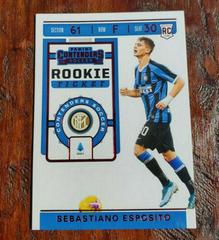Sebastiano Esposito [Red] #RT-35 Soccer Cards 2019 Panini Chronicles Contenders Rookie Ticket Prices