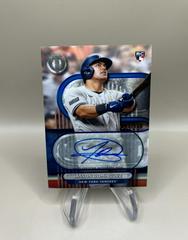 Jasson Dominguez [Blue] #TA-JD Baseball Cards 2024 Topps Tribute Autograph Prices
