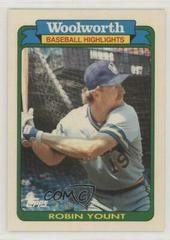 Robin Yount #22 Baseball Cards 1990 Woolworth Prices