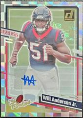 Will Anderson Jr. [Autograph] #1 Football Cards 2023 Panini Donruss The Rookies Prices