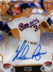 Nolan Ryan [Orange] #NR Baseball Cards 2019 Topps High Tek Autographs Prices