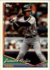 Junior Felix #89T Baseball Cards 1994 Topps Traded Prices