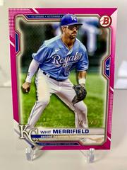Whit Merrifield [Fuscia] Baseball Cards 2021 Bowman Prices
