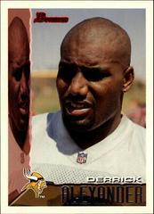 Derrick Alexander Football Cards 1995 Bowman Prices