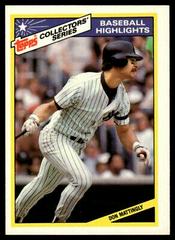 Don Mattingly #15 Baseball Cards 1987 Topps Woolworth Highlights Prices