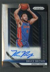 Bruce Brown Basketball Cards 2018 Panini Prizm Rookie Signatures Prices
