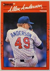 Allan Anderson #64 Baseball Cards 1990 Donruss Prices