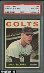 Chris Zachary #23 Baseball Cards 1964 Topps Prices