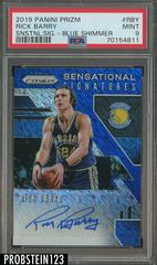 Rick Barry [Blue Shimmer] #SS-RBY Basketball Cards 2019 Panini Prizm Sensational Signatures Prices