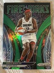 Erica Wheeler [Green] #2 Basketball Cards 2022 Panini Prizm WNBA Fireworks Prices