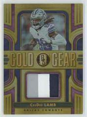 CeeDee Lamb [Rose Gold] #GG-CL Football Cards 2023 Panini Gold Standard Gear Prices
