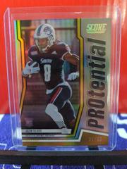 Jalen Tolbert [Gold Zone] Football Cards 2022 Panini Score Protential Prices