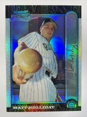 Matt Holliday [Refractor] #400 Baseball Cards 1999 Bowman Chrome International Prices