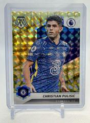 Christian Pulisic [Reactive Gold Mosaic] Soccer Cards 2021 Panini Mosaic Premier League Prices