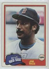 Jim Rice #500 Baseball Cards 1981 Topps Prices